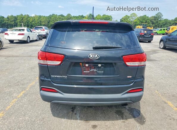 5XYPG4A38HG281173 2017 KIA SORENTO Black Rear view
