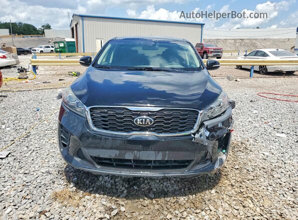 5XYPG4A38KG583781 2019 KIA SORENTO Black Front view