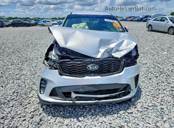 5XYPG4A38KG596885 2019 KIA SORENTO Silver Front view