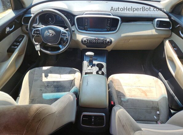 5XYPG4A38LG671019 2020 KIA SORENTO Синий Вид панели приборов