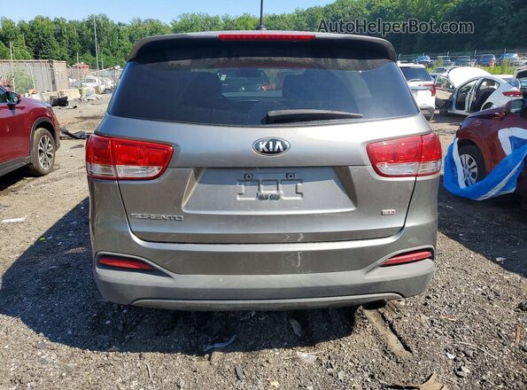 5XYPG4A39GG037028 2016 KIA SORENTO Gray Vista trasera