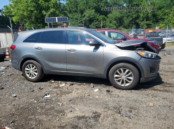 5XYPG4A39GG037028 2016 KIA SORENTO Gray Delantero derecho