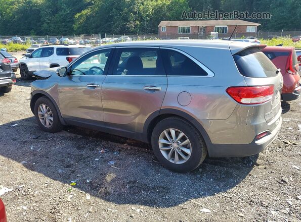 5XYPG4A39GG037028 2016 KIA SORENTO Gray Trasero izquierdo