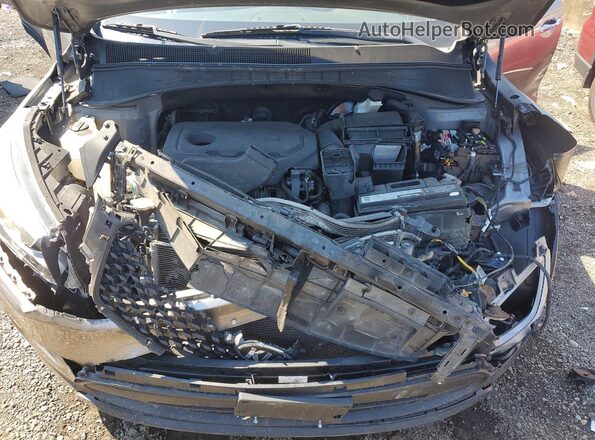 5XYPG4A39GG037028 2016 KIA SORENTO Gray Vista del compartimento del motor