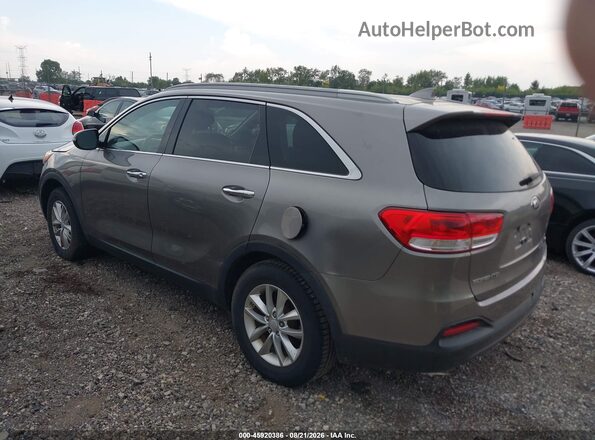 5XYPG4A39GG059725 2016 KIA SORENTO Gray Rear left