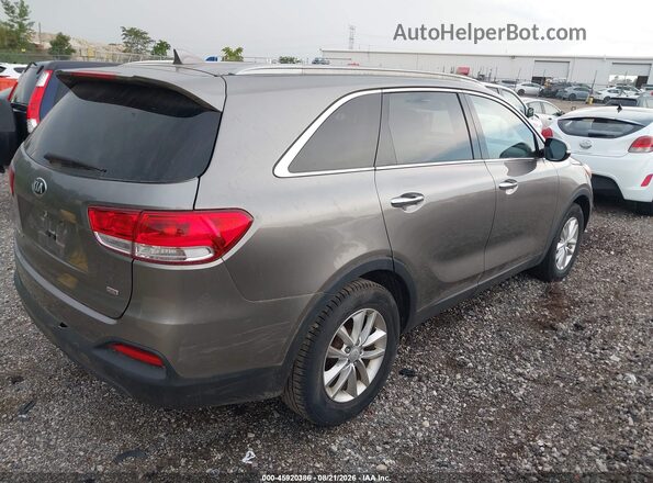 5XYPG4A39GG059725 2016 KIA SORENTO Gray Rear right