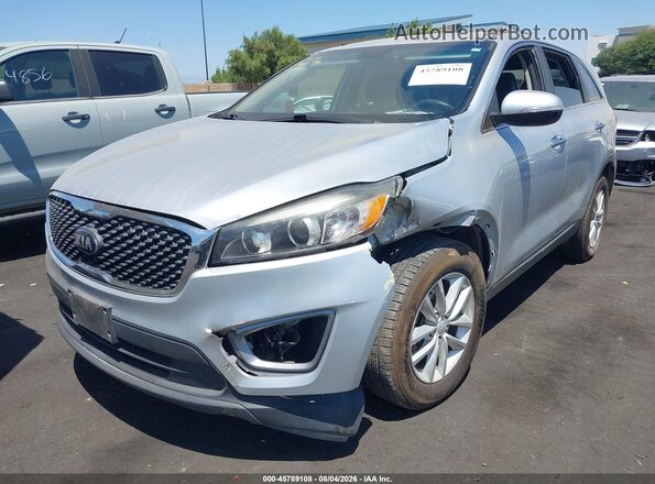 5XYPG4A39GG087024 2016 KIA SORENTO Silver Vista tres cuartos delantera izquierda