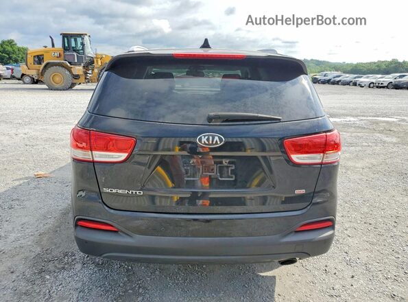 5XYPG4A39GG095866 2016 KIA SORENTO Black Rear view
