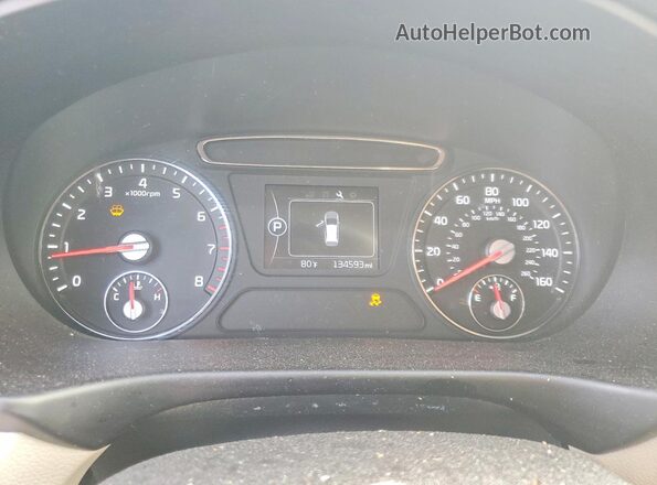 5XYPG4A39GG095866 2016 KIA SORENTO Black Instrument cluster view