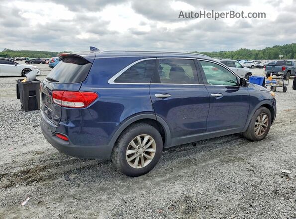 5XYPG4A39GG113993 2016 KIA SORENTO Blue Задня права чверть