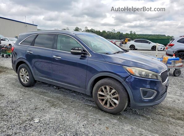5XYPG4A39GG113993 2016 KIA SORENTO Blue Передня права чверть
