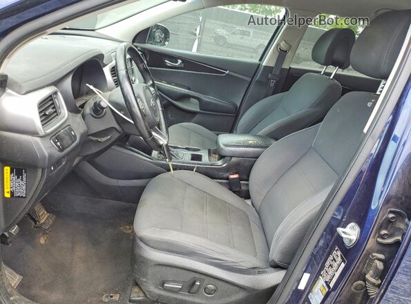 5XYPG4A39GG113993 2016 KIA SORENTO Blue Вид салону спереду
