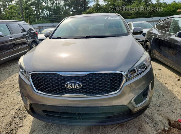 5XYPG4A39GG124816 2016 KIA SORENTO Gray Vista frontal