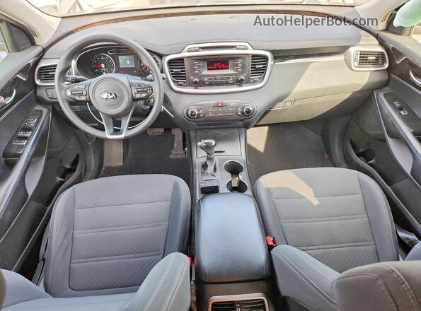 5XYPG4A39GG124816 2016 KIA SORENTO Gray Vista del salpicadero