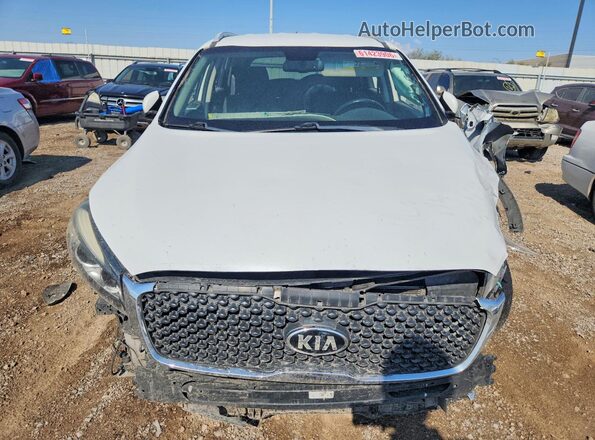 5XYPG4A39GG140580 2016 KIA SORENTO White Դիմացի տեսք