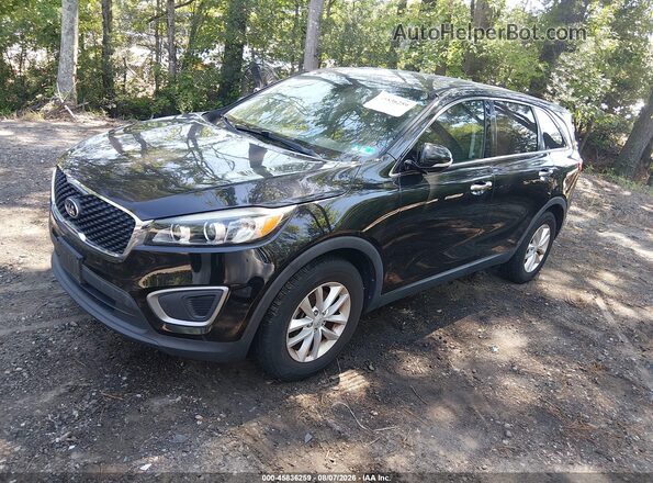 5XYPG4A39GG155449 2016 KIA SORENTO Black Vista tres cuartos delantera izquierda