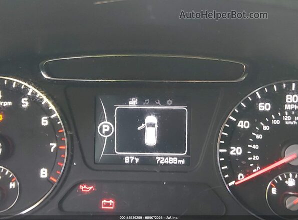 5XYPG4A39GG155449 2016 KIA SORENTO Black Vista de los asientos traseros