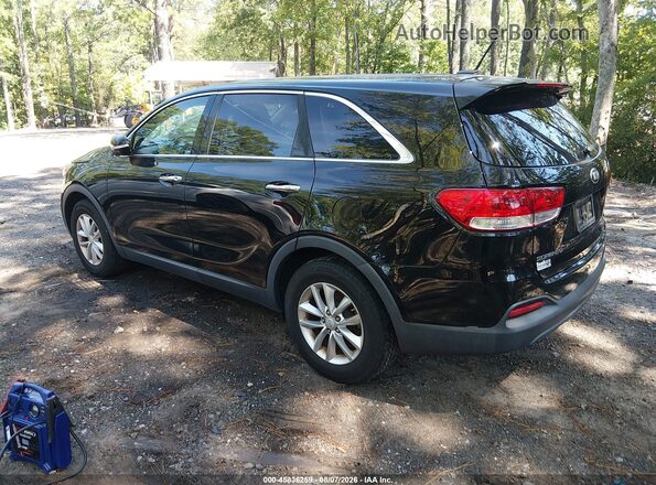 5XYPG4A39GG155449 2016 KIA SORENTO Black Trasero izquierdo