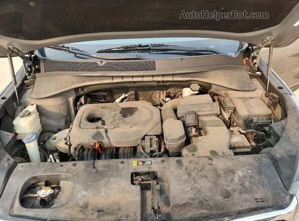 5XYPG4A39HG192356 2017 KIA SORENTO Gray Vista del compartimento del motor