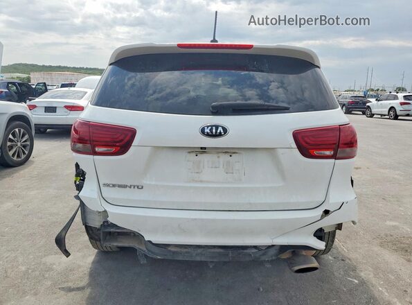 5XYPG4A39KG545539 2019 KIA SORENTO White Widok z tyłu