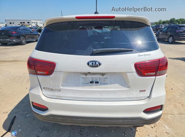 5XYPG4A39LG630768 2020 KIA SORENTO White Вид ззаду