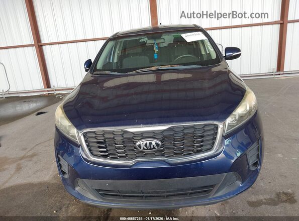 5XYPG4A50KG490464 2019 KIA SORENTO Blue Вид щитка приладів