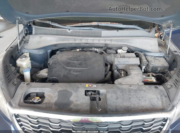 5XYPG4A50KG490464 2019 KIA SORENTO Blue Вид ззаду
