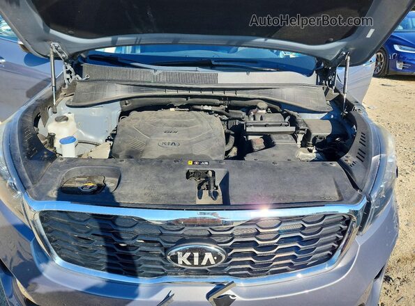 5XYPG4A50LG614654 2020 KIA SORENTO Gray Engine compartment view