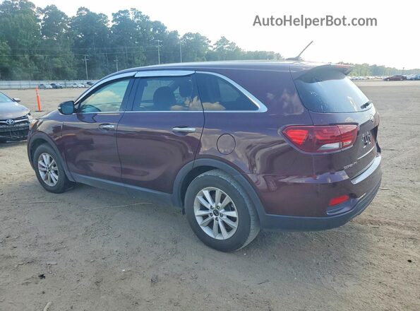 5XYPG4A50LG615481 2020 KIA SORENTO Maroon Задня ліва чверть