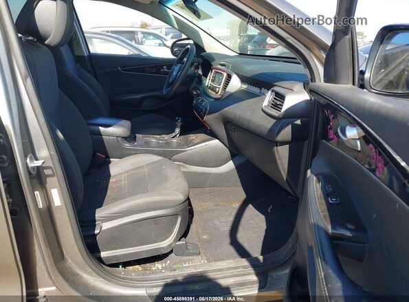 5XYPG4A51GG015641 2016 KIA SORENTO Gray Սալոնի դիմացի տեսք