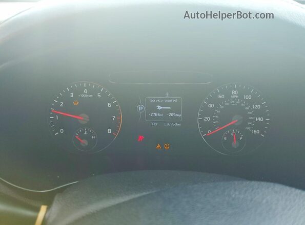 5XYPG4A53GG163550 2016 KIA SORENTO White Instrument cluster view