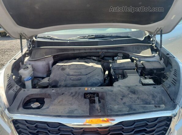 5XYPG4A54LG683122 2020 KIA SORENTO Silver Engine compartment view