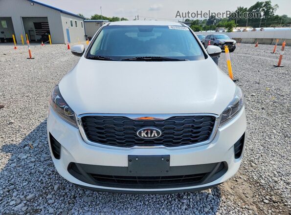 5XYPG4A59LG615219 2020 KIA SORENTO White წინა ხედი