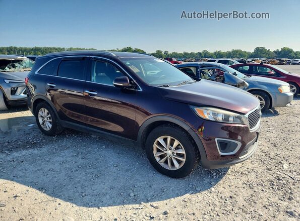 5XYPG4A5XGG002466 2016 KIA SORENTO Burgundy Առջևի աջ