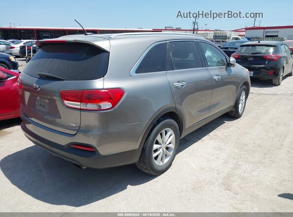 5XYPG4A5XHG190889 2017 KIA SORENTO Brown Rear right