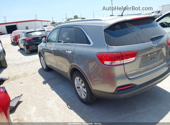 5XYPG4A5XHG190889 2017 KIA SORENTO Brown Rear left