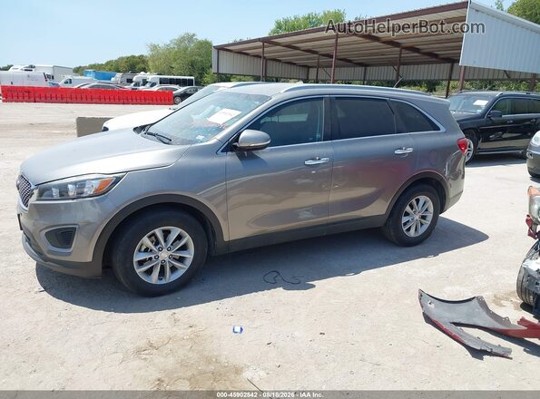 5XYPG4A5XHG190889 2017 KIA SORENTO Brown Front left