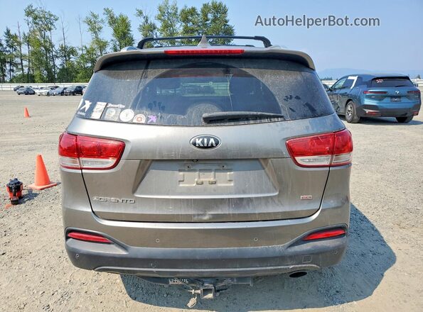 5XYPGDA30GG059984 2016 KIA SORENTO Silver Հետևի տեսք