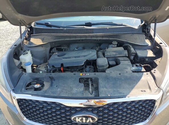 5XYPGDA30GG059984 2016 KIA SORENTO Silver Շարժիչի բաժամունքի տեսք