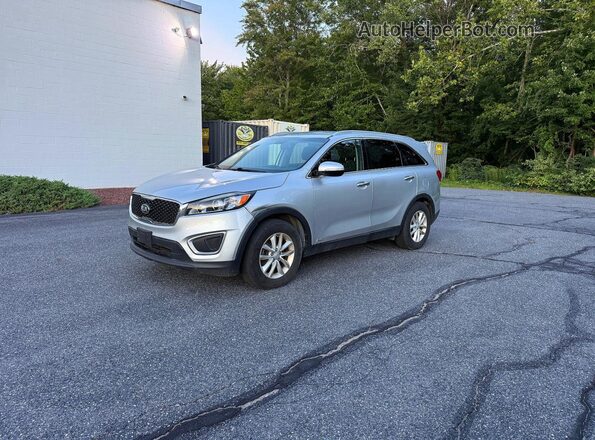 5XYPGDA30GG154433 2016 KIA SORENTO Silver Rear right