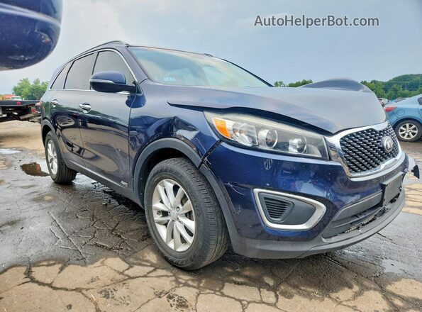 5XYPGDA30GG178781 2016 KIA SORENTO Blue Przód prawy