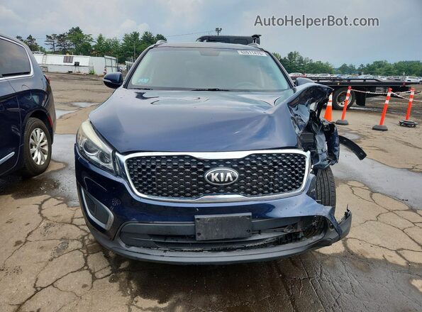 5XYPGDA30GG178781 2016 KIA SORENTO Blue Widok z przodu