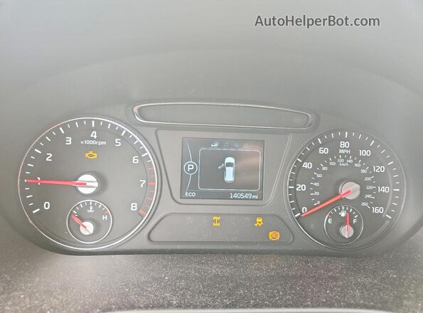 5XYPGDA30GG178781 2016 KIA SORENTO Blue Widok zestawu wskaźników