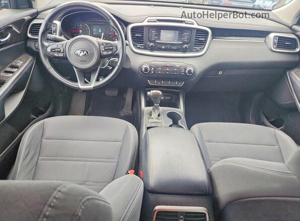 5XYPGDA30GG178781 2016 KIA SORENTO Blue Widok deski rozdzielczej