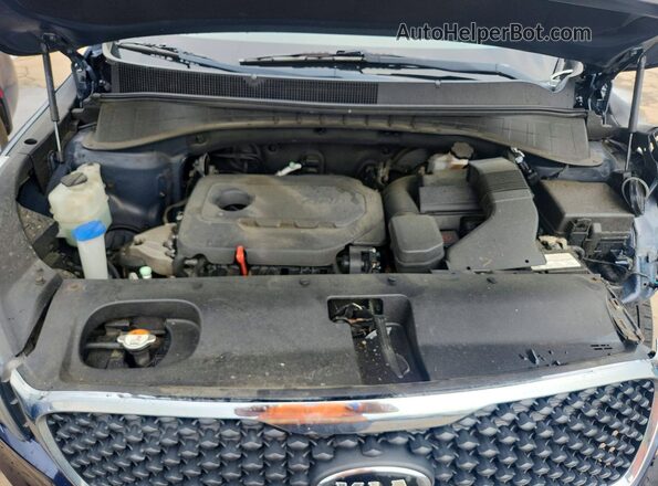 5XYPGDA30GG178781 2016 KIA SORENTO Blue Widok komory silnika