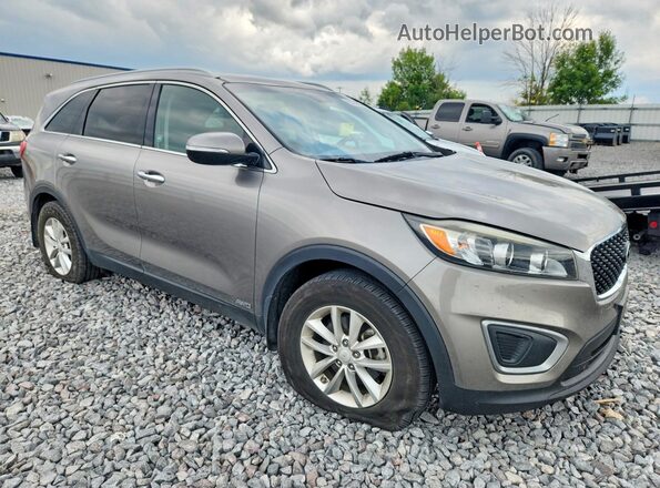 5XYPGDA32GG030664 2016 KIA SORENTO Tan Delantero derecho