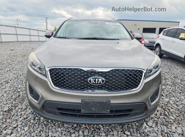 5XYPGDA32GG030664 2016 KIA SORENTO Tan Vista frontal