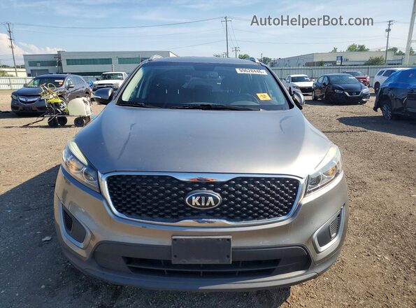 5XYPGDA32GG053863 2016 KIA SORENTO Silver Vista frontal