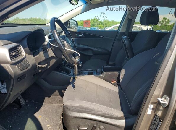 5XYPGDA32GG053863 2016 KIA SORENTO Silver Vista interior delantera