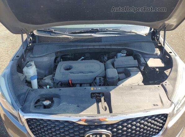 5XYPGDA32GG053863 2016 KIA SORENTO Silver Vista del compartimento del motor